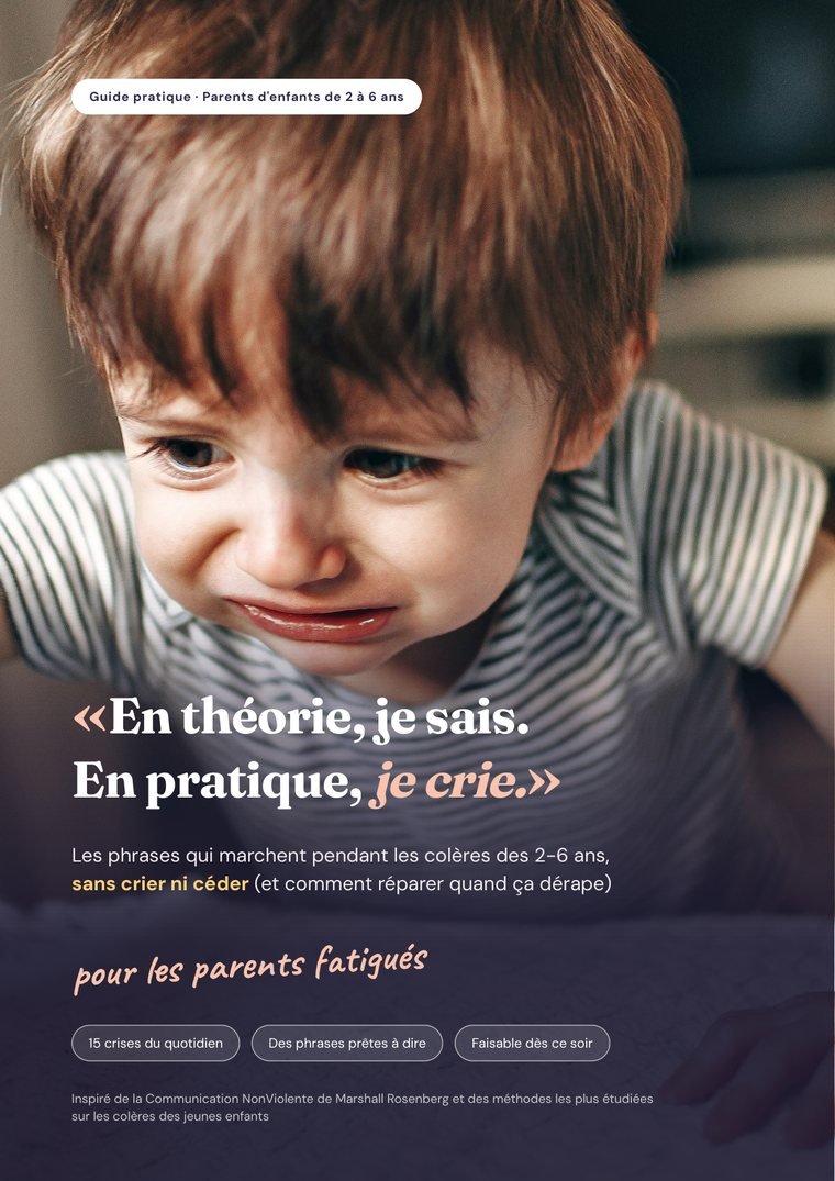 Couverture du guide « En théorie, je sais. En pratique, je crie. »